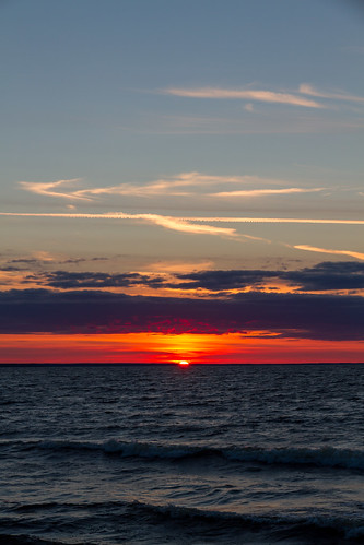 sunset sea sweden gävle sverige hav solnedgång billudden