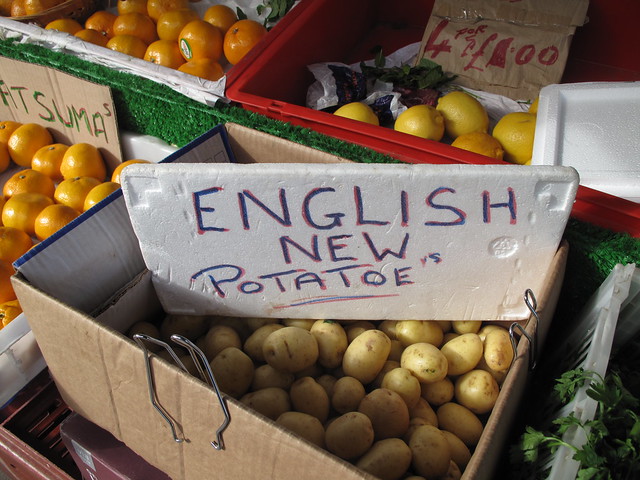 English new potatoe's