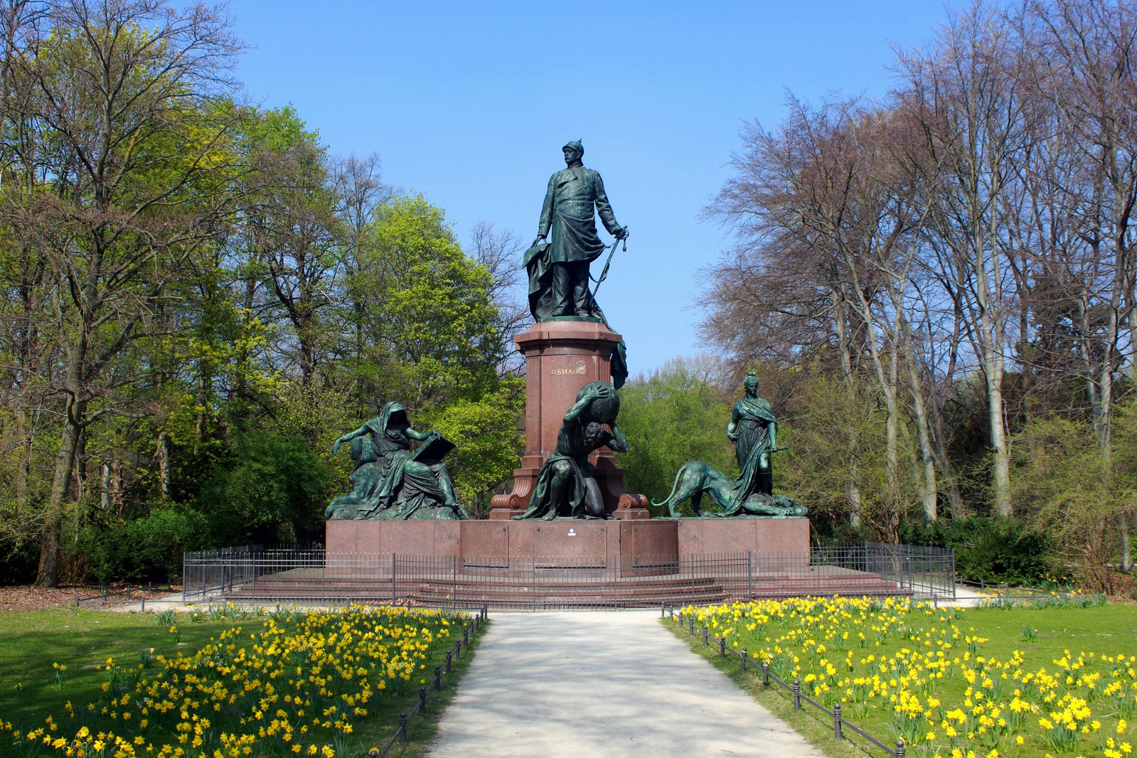 Das Bismarck-Denkmal im Berliner Tiergarten