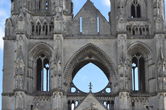 Soissons (Aisne), ruines de l'abbaye St-Jean-des-Vignes