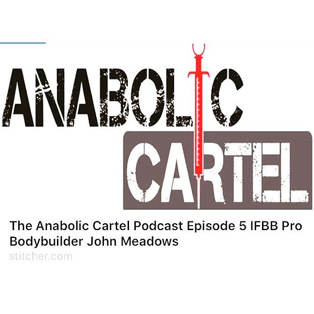 Episode 5 with IFBB Pro Bodybuilder John Meadows💪 is available on iTunes, SoundCloud, Stitcher, GooglePlay Music, and the Anabolic Cartel forum! Be sure to register to the forum at www.anaboliccartel.com to get your FREE 30 day trial. Or upgrade to