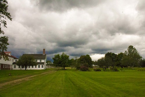 old storm clouds farm