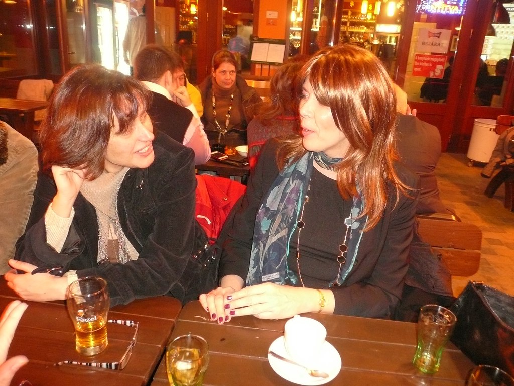 Girlfriends at Saturday night - with Zsofi - Budapest, January 2014