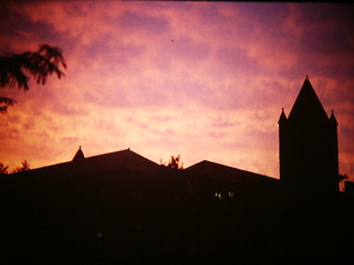 University of Illinois Sunset on Altgeld Hall