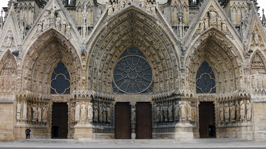 Reims Cathedral, west portals | Cathédrale Notre-Dame de Rei… | Flickr