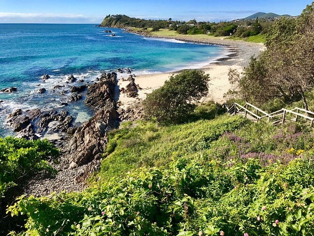 Pebbly Beach, From Second Head, Forster, Mid North Coast, NSW