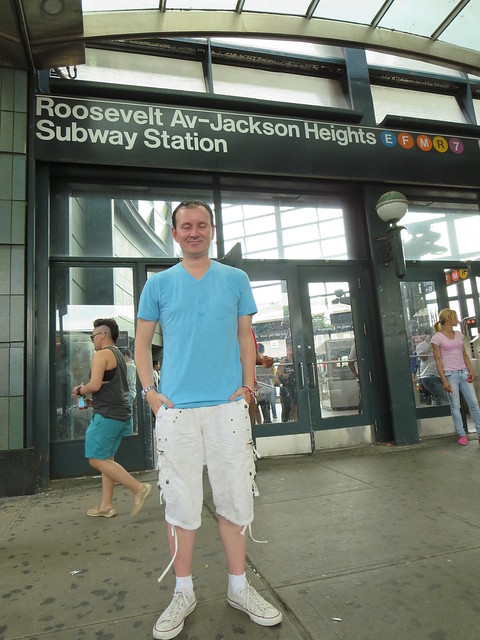Ryan Janek Wolowski at Roosevelt Avenue / Jackson Heights New York City Subway Station