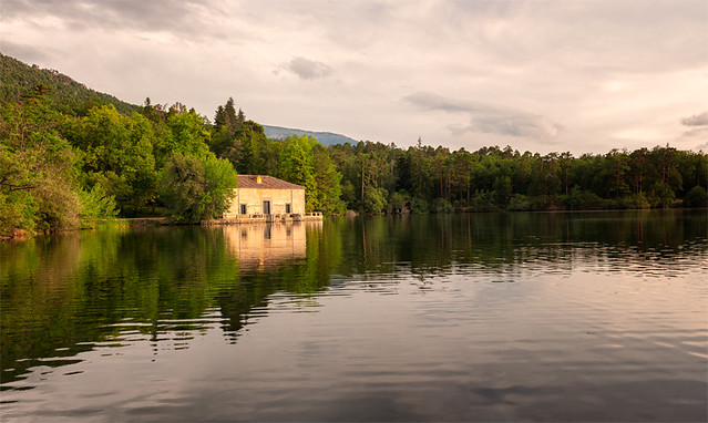 Lake in La Granja de San Ildefonso