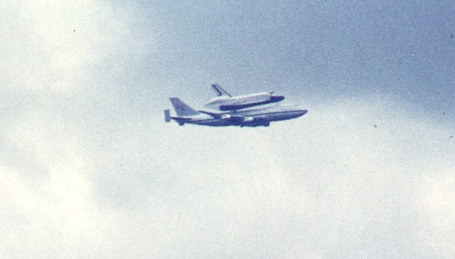 An unlikely pair - Space Shuttle OV-101 