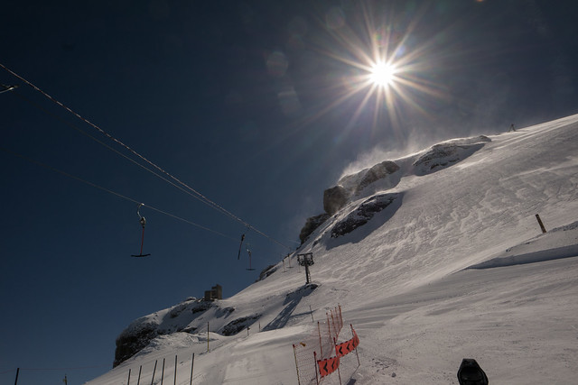 Joe skiing at Engelberg Switzerland