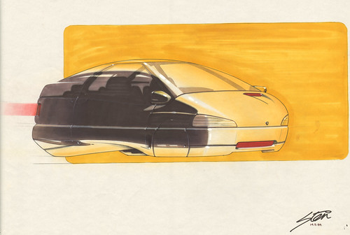 rover ar6  styling sketch f | by s.harper8