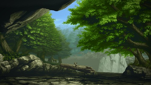 Nature - Pixel Art Wallpaper