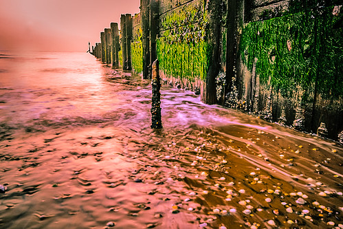 seaside sunrise beach photography longexposure nikon sand sun sea water colours