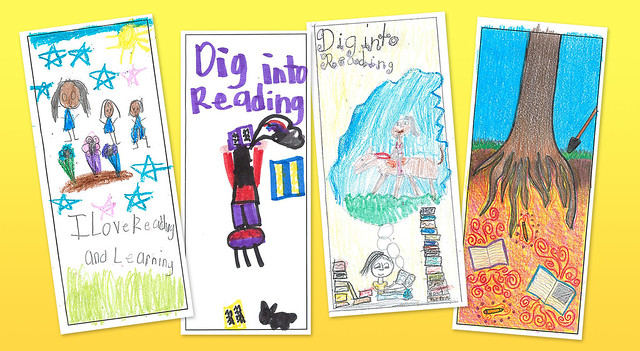 Kids Summer Reading bookmarks!