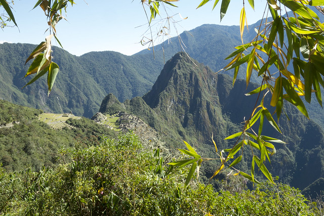 Machu Picchu:  View from the trail to Intipunku (the Sun Gate)
