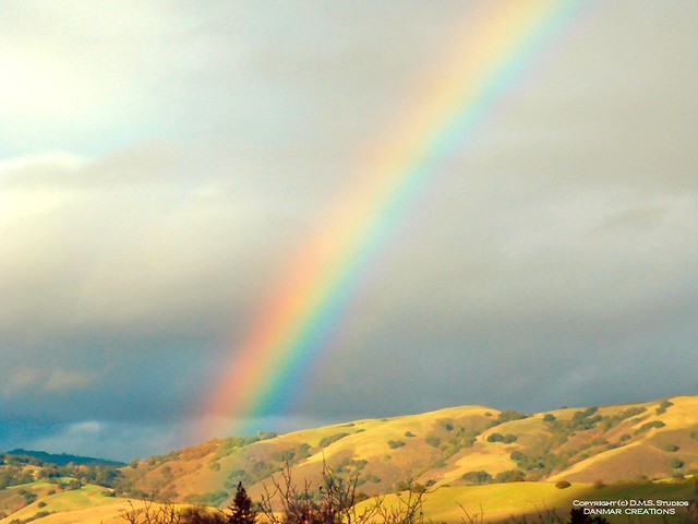 Catching a Rainbow in the Country, Gilroy California