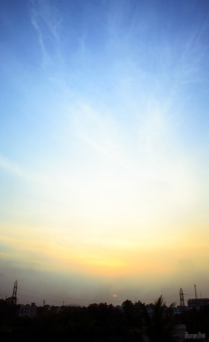 sunset sky india clouds evening nikon scenery colours vivid colourful 1855mm chennai vignette srm project365 potheri nikond5100