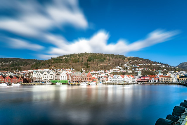Meeting the spring in Bergen, Hordaland, Norway