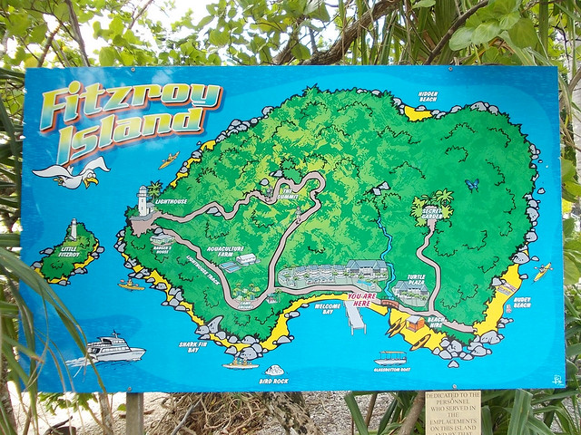 Fitzroy Island map