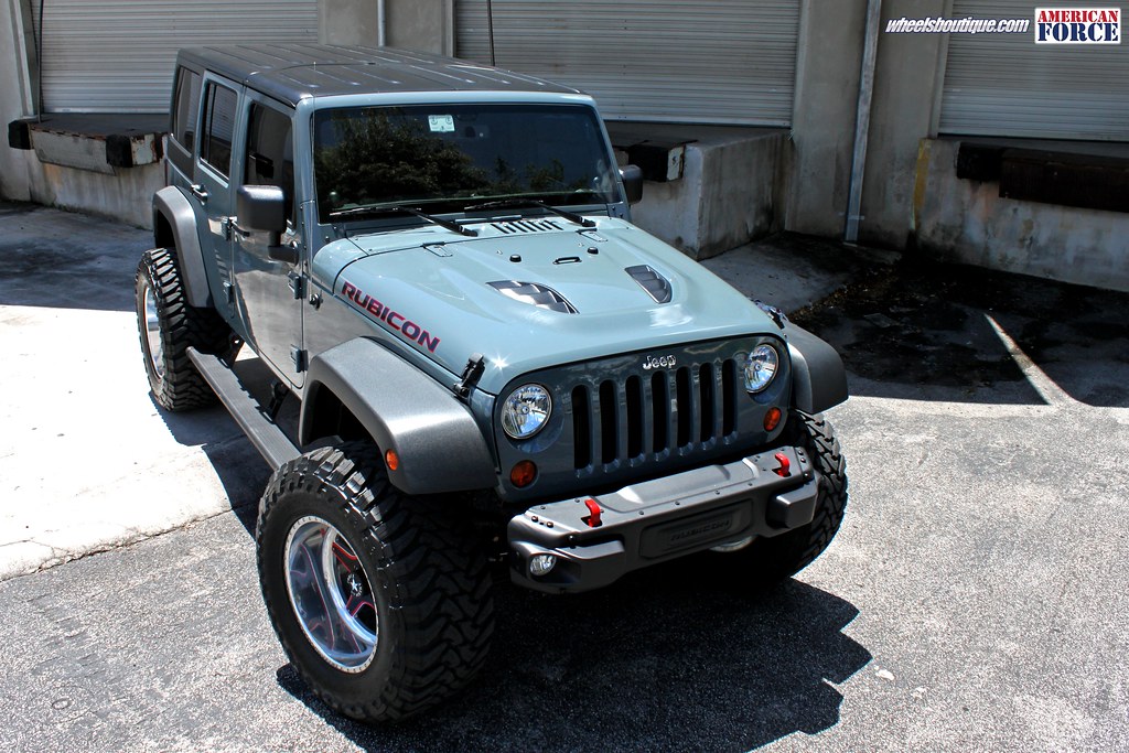 Jeep Wrangler Rubicon 10th Annv. on American Force Wheels.