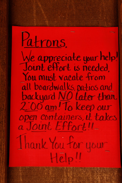 Sign on a Defunct Bar, Darby, MT