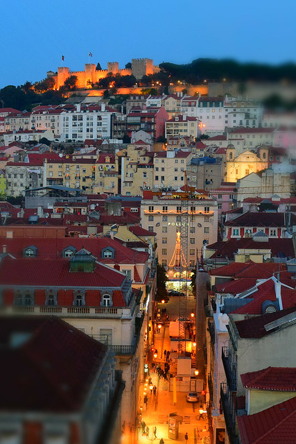View of Lisbon from Santa Justa