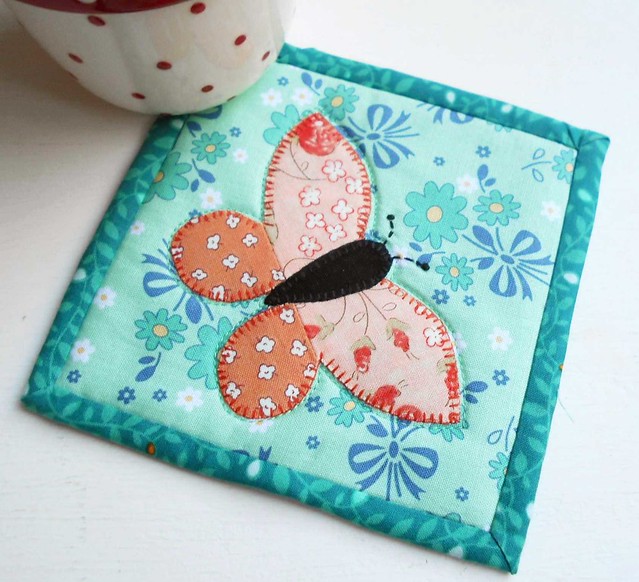 Butterfly Patch Coaster