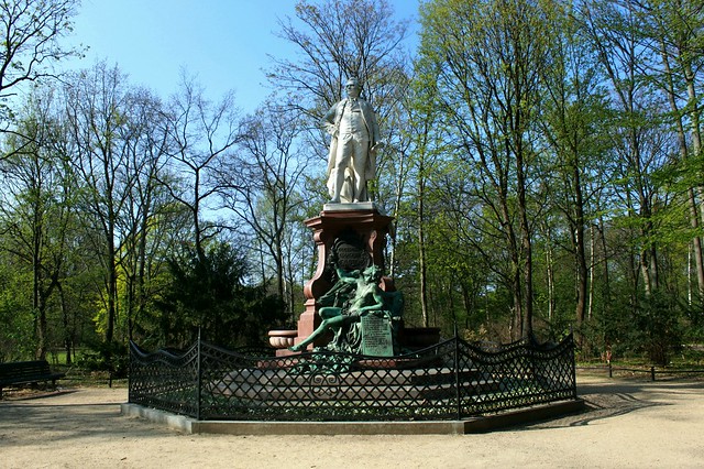 Das Lessing-Denkmal im Berliner Tiergarten
