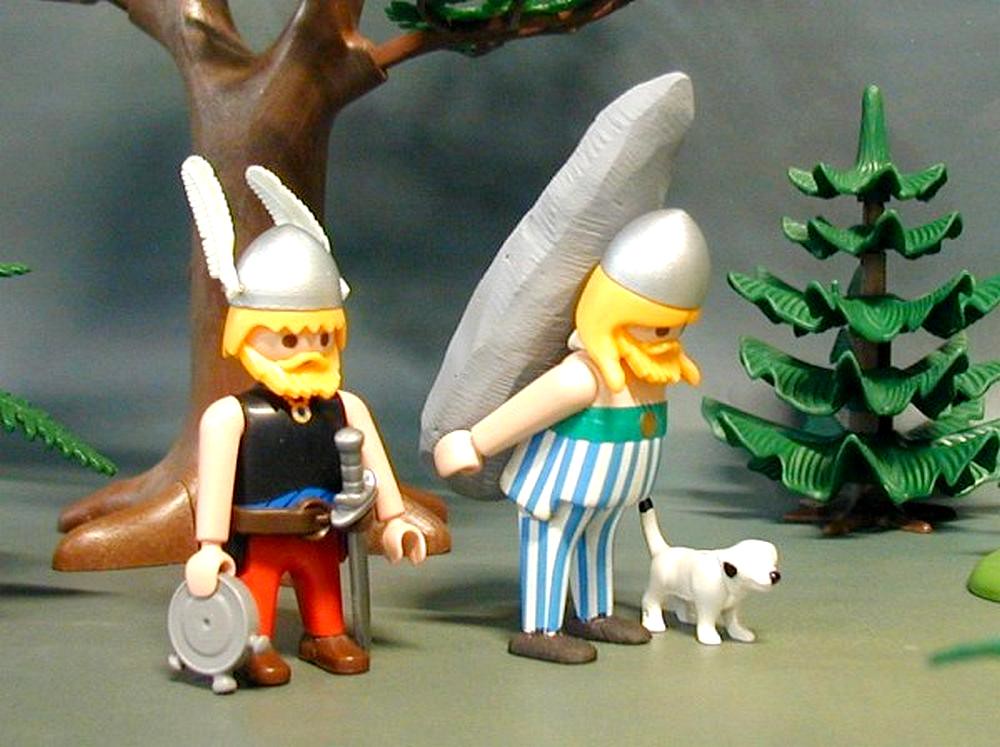 asterix et obelix playmobil custom playboutik