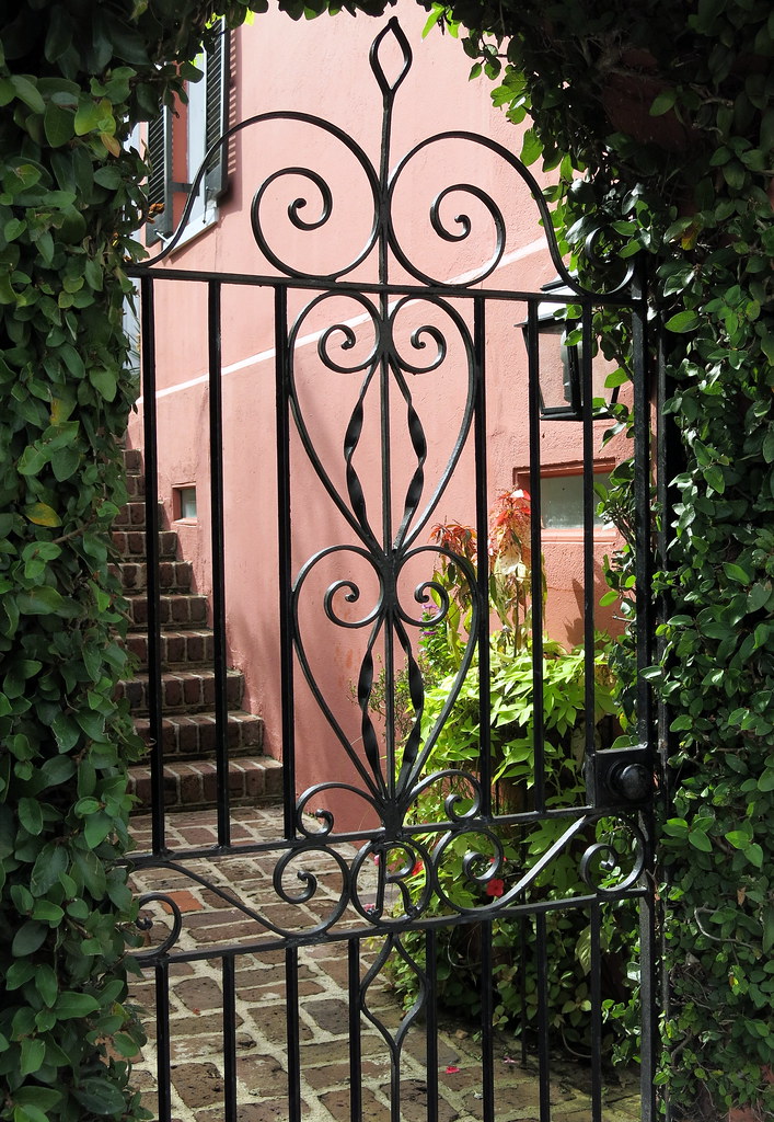 Wrought iron gate, 5 Water Street, Charleston, SC