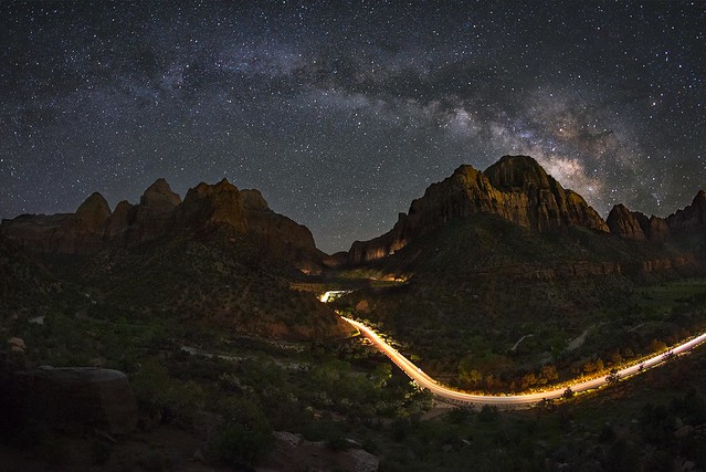Milky Way Above Zion National Park