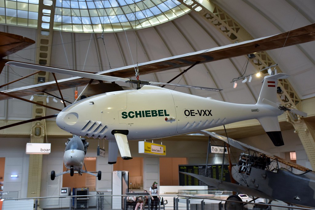 OE-VXX - Schiebel Camcopter S-100 UAV    Vienna Technisches Museum