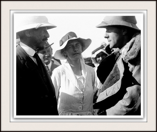 Gertrude Bell and Sir Herbert Samuel in TransJordan 1921