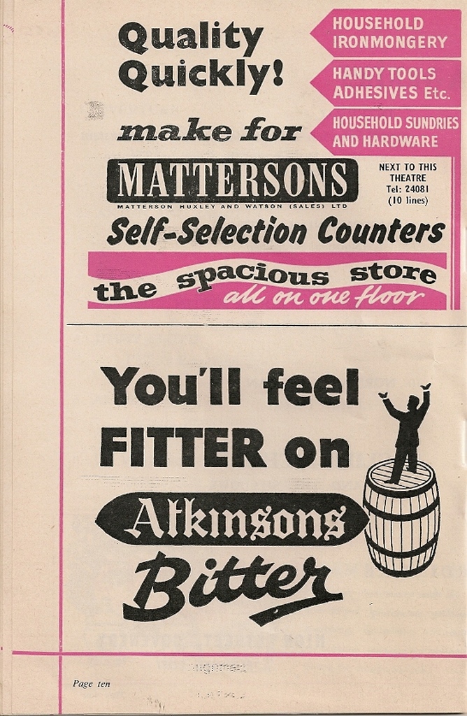 10 - Adverts - Mattersons, Coventry - Atkinsons' Beer | Flickr