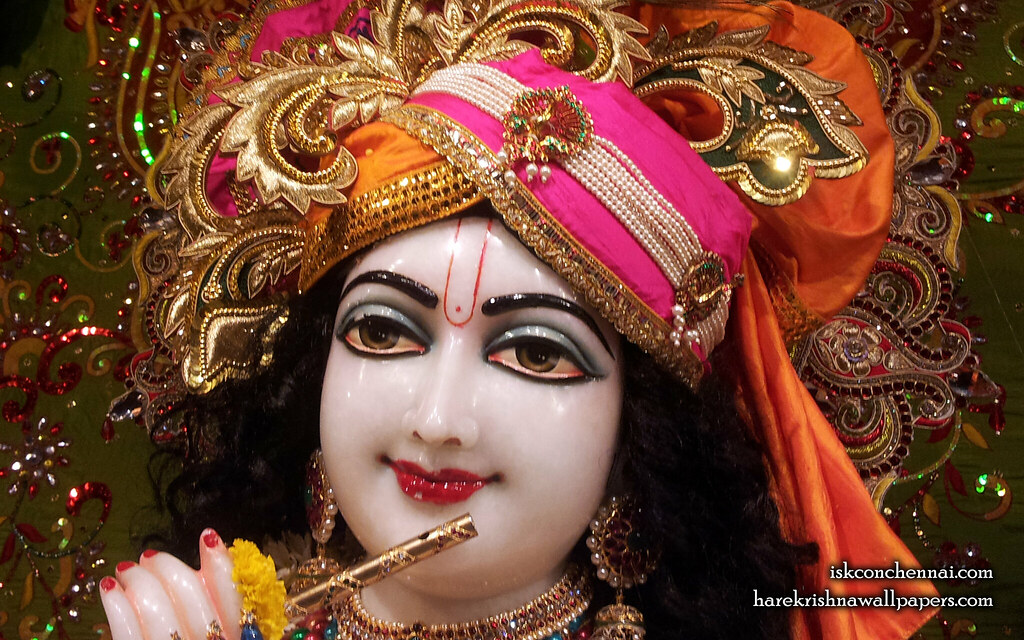 Sri Krishna Close up Wallpaper (021) | View above wallpapers… | Flickr