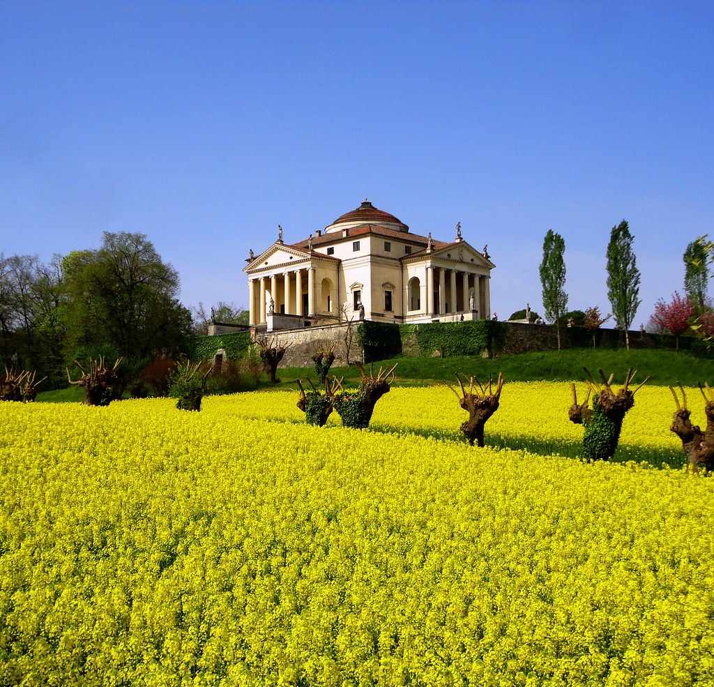 Palladio - la Rotonda (in fiore), Vicenza