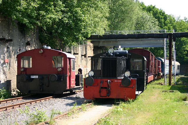 Osnabrücker Dampflokfreunde e. V.: Köf 6275 und Köf 4807 in Piesberg Zechenbahnhof