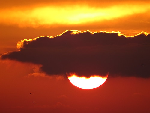 Spring's sunset by RoBeRtO!!!, rdpic red fire sky sun light cloud sunset cielo rosso fuoco luce sole tramonto nuvola sonyhx400v