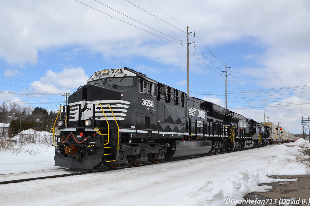NS 3658 GE ET44AC (37T) | Trucks, Buses, & Trains by granitefan713