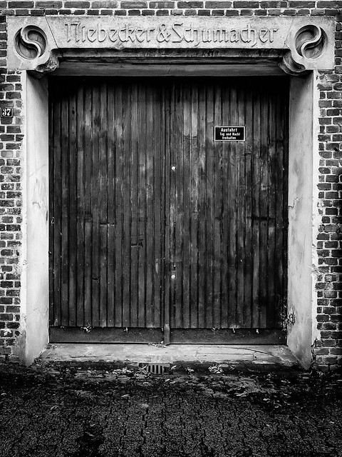 garage door BW