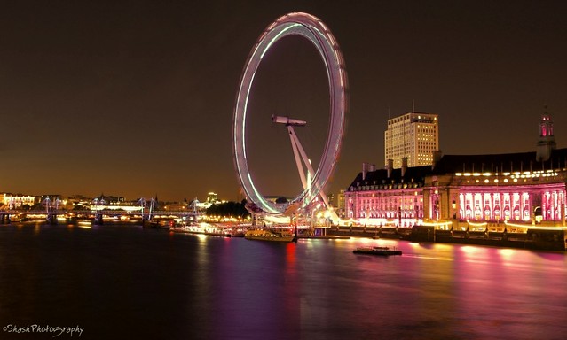Colours of Night @ London Eye