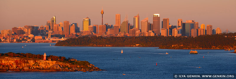 Sydney City at Sunrise, North Head, Sydney, NSW, Australia