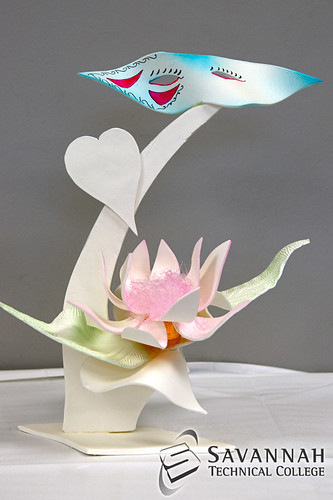 Sugar Showpieces January 2014 - Pink Flower and Mask
