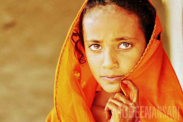 Portrait of a girl in Thatta, Sindh