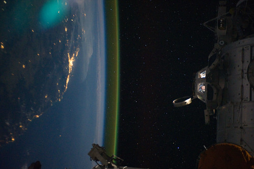Sideways Over Australia at Night (NASA, International Space Station, 09:15:11)