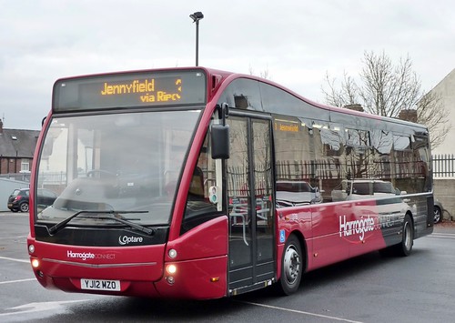 Transdev "Harrogate Connect" Optare Versa 278, YJ12MZO. Starbeck Depot. | by Garrietta