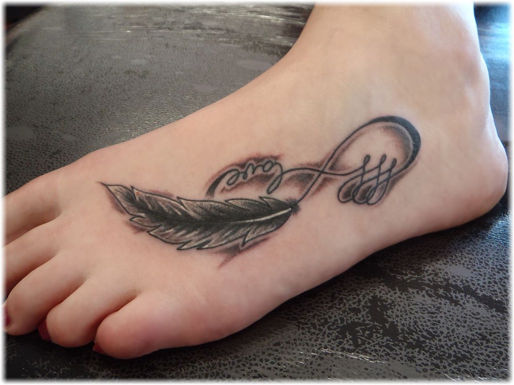 Discover 91+ about infinity feather tattoo designs super hot - in.daotaonec