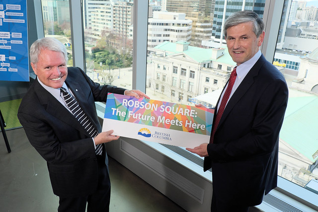 Province makes new investments in UBC as part of bold vision for Robson Square