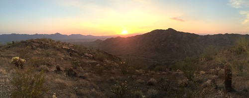 sunset arizona mountain phoenix explore southmountain flickrexplore explored
