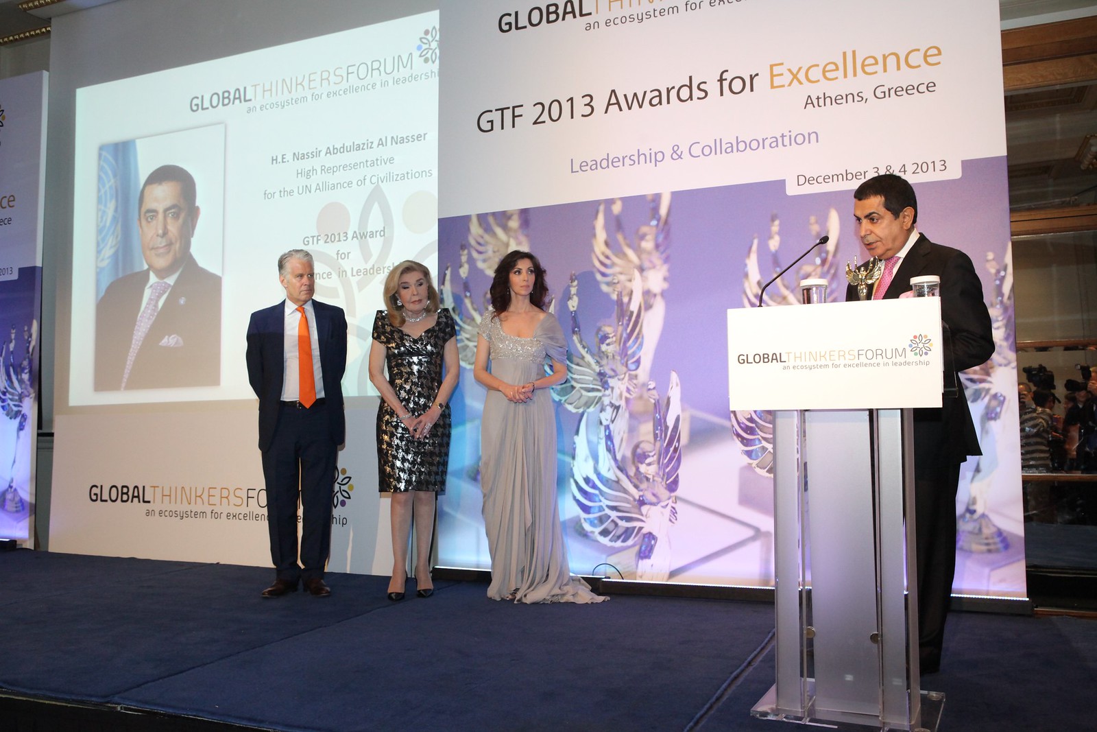 GTF 2013 Awards for Excellence, Grand Bretagne Hotel Athens, Greece- December 3 2013